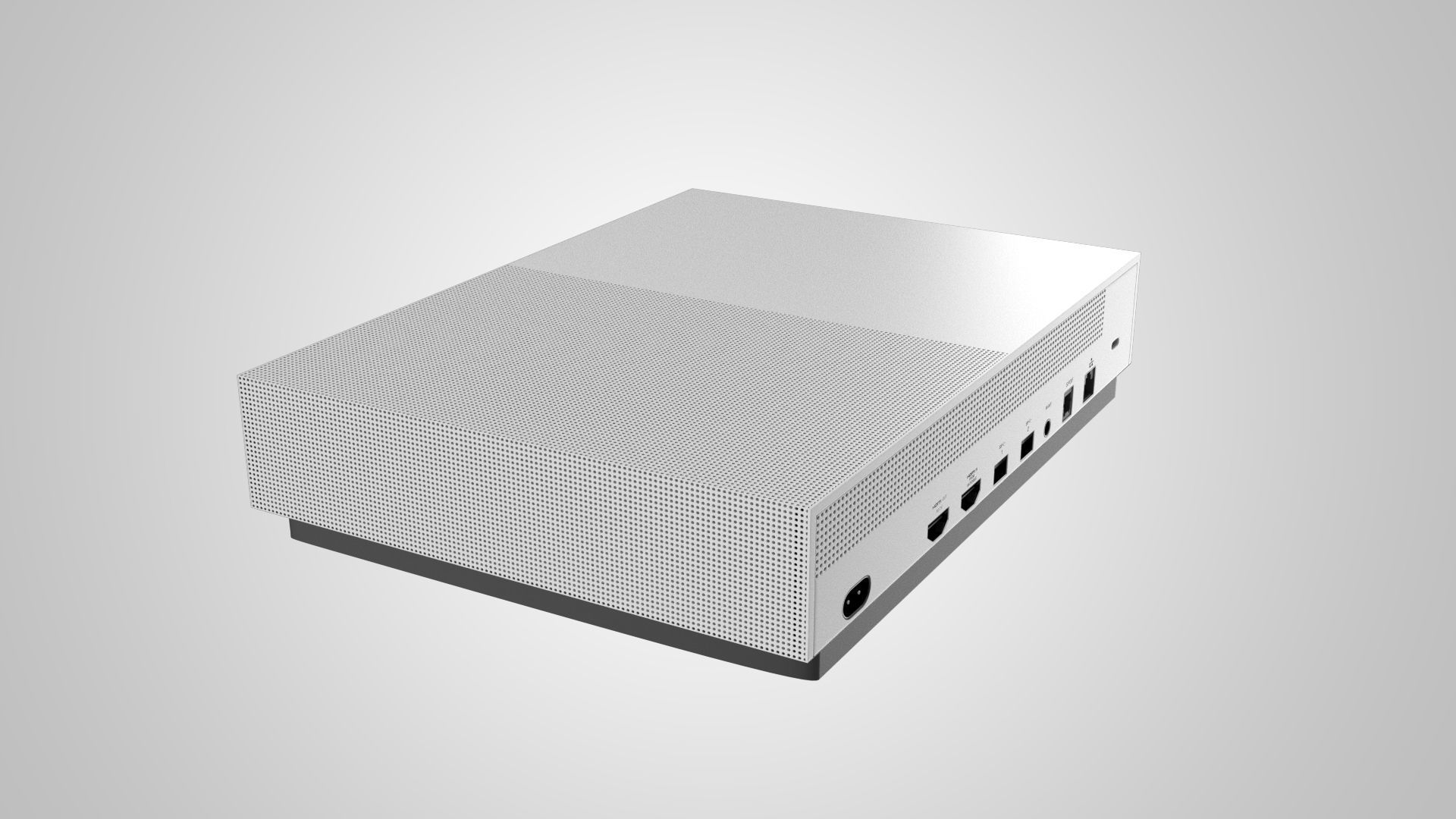Xbox One S Digital 3D model_12