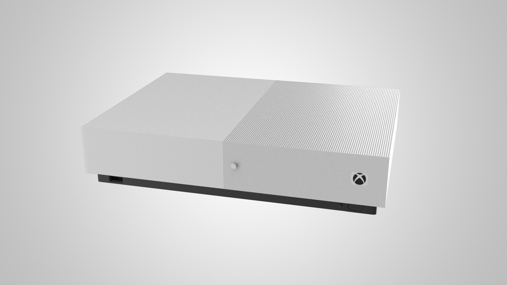 Xbox One S Digital 3D model_13