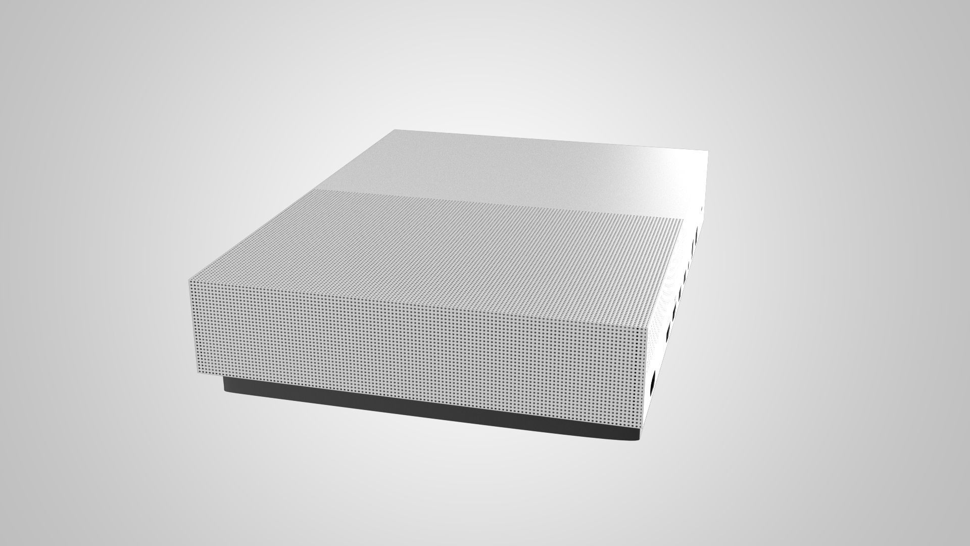 Xbox One S Digital 3D model_14