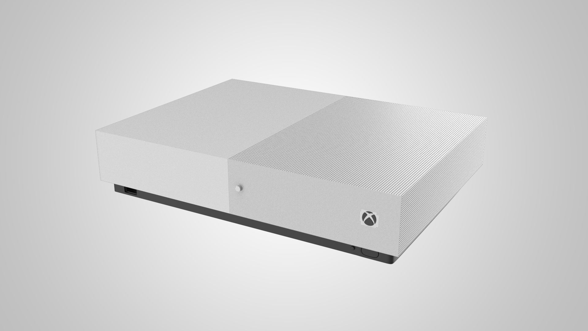 Xbox One S Digital 3D model_2