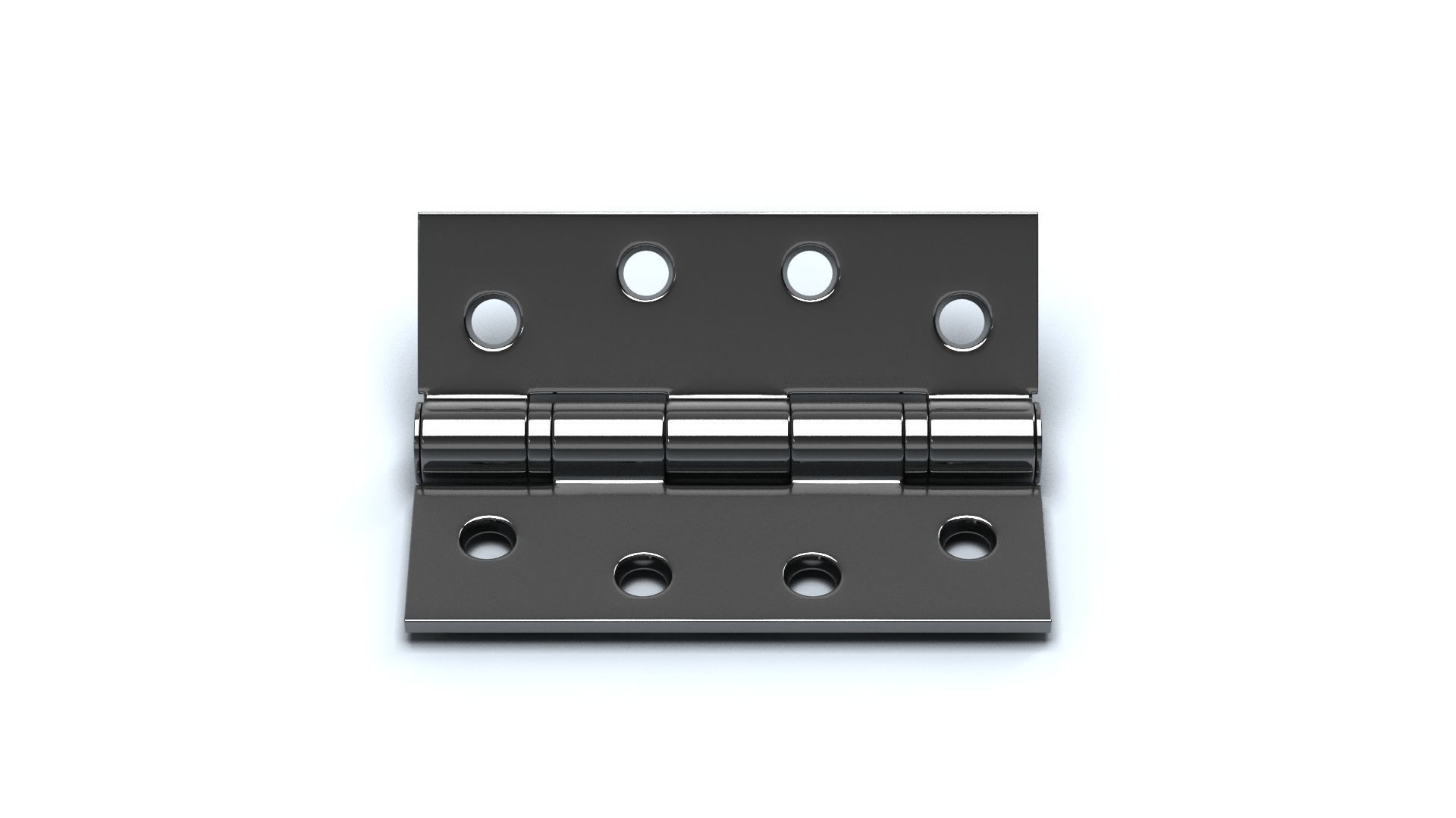 Hinge for door Low-poly 3D model_4