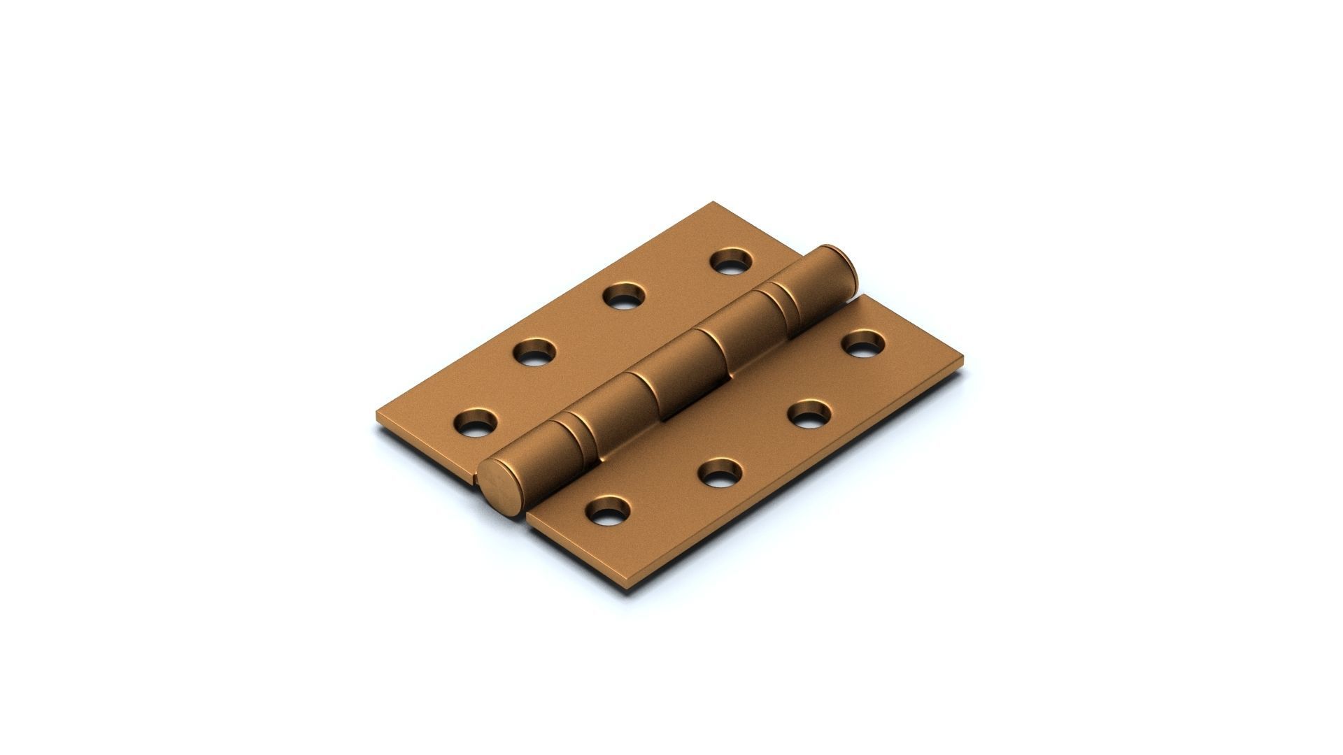 Hinge for door Low-poly 3D model_11