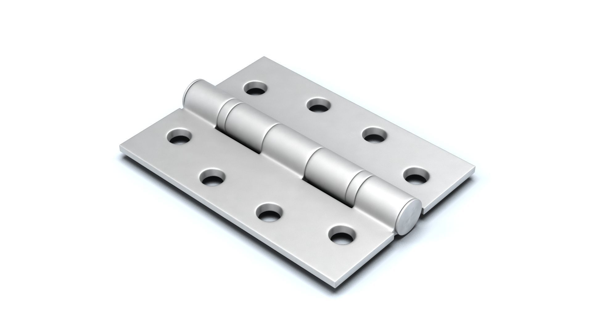 Hinge for door Low-poly 3D model_8