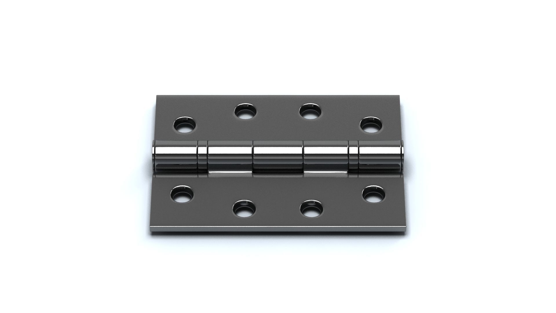 Hinge for door Low-poly 3D model_3