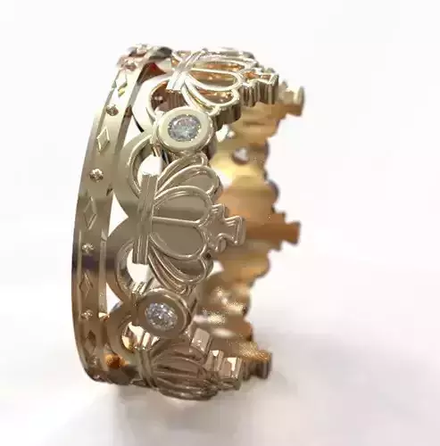 Wedding ring crown obr 209