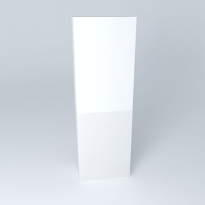 Tall Air Conditioner 3D model_2