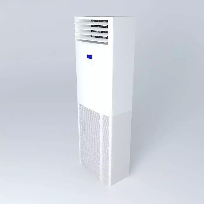 Tall Air Conditioner 3D model_0