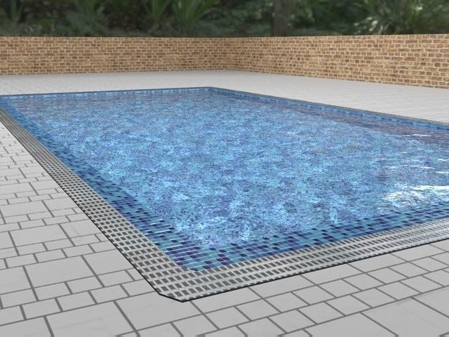 Pool Swimming or Decoration Low Poly Low-poly 3D model