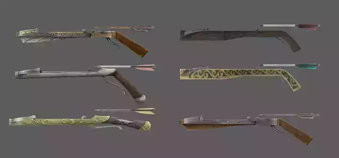 weapon crossbow Free low-poly 3D model