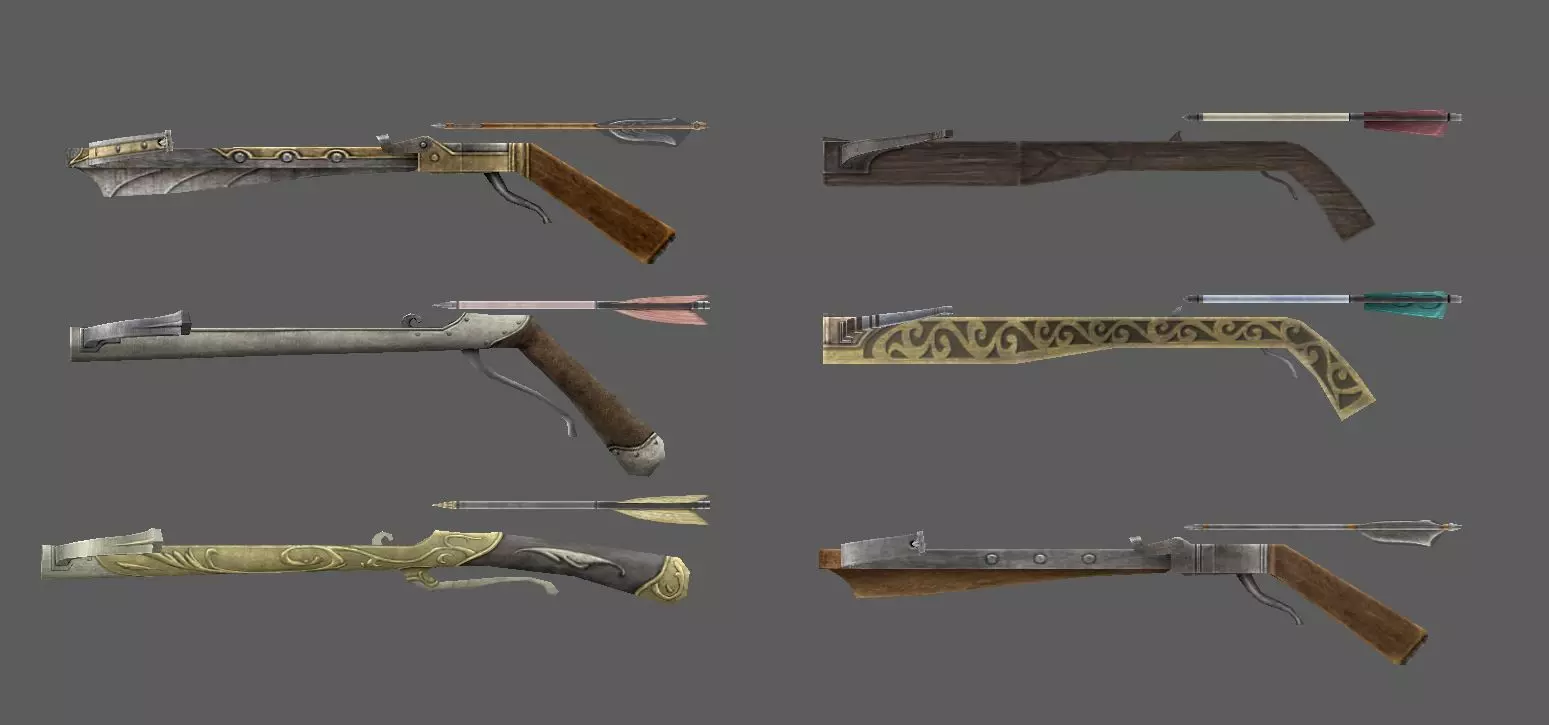 weapon crossbow Free low-poly 3D model