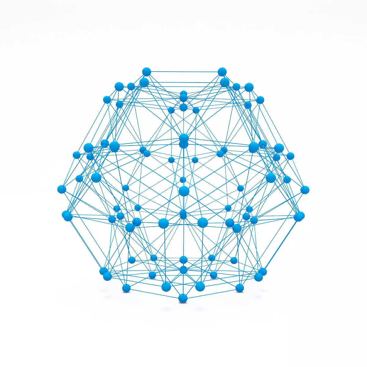 Futuristic Polygonal Shape 3D Printing Model 3D print model