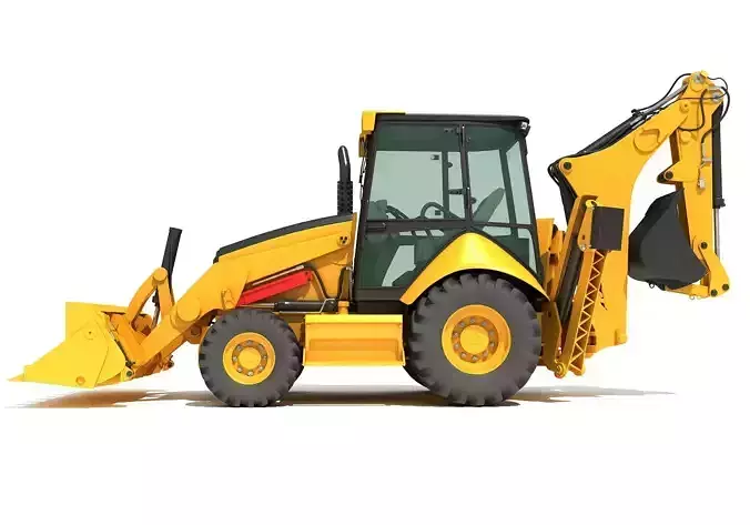 Backhoe Loader 3D Models 3D model