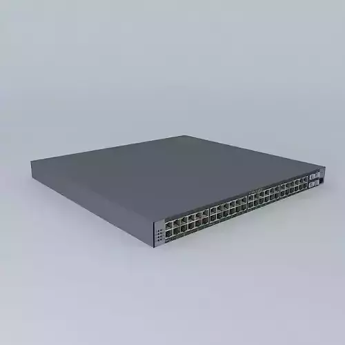 Force 10 48 port Gigabit Ethernet Switch 3D model