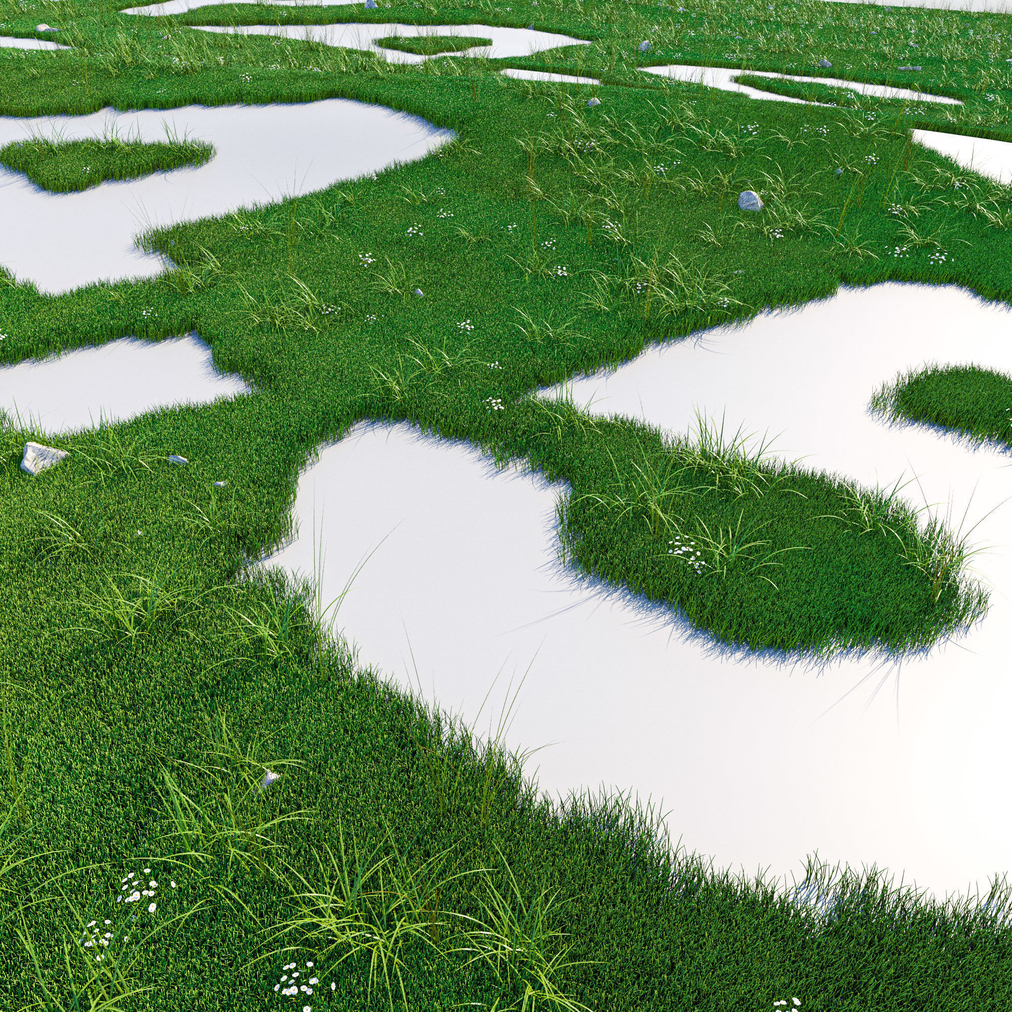 Grass Kit v 4-5 for Cinema 4D R20 R21 3D model 3D model_3