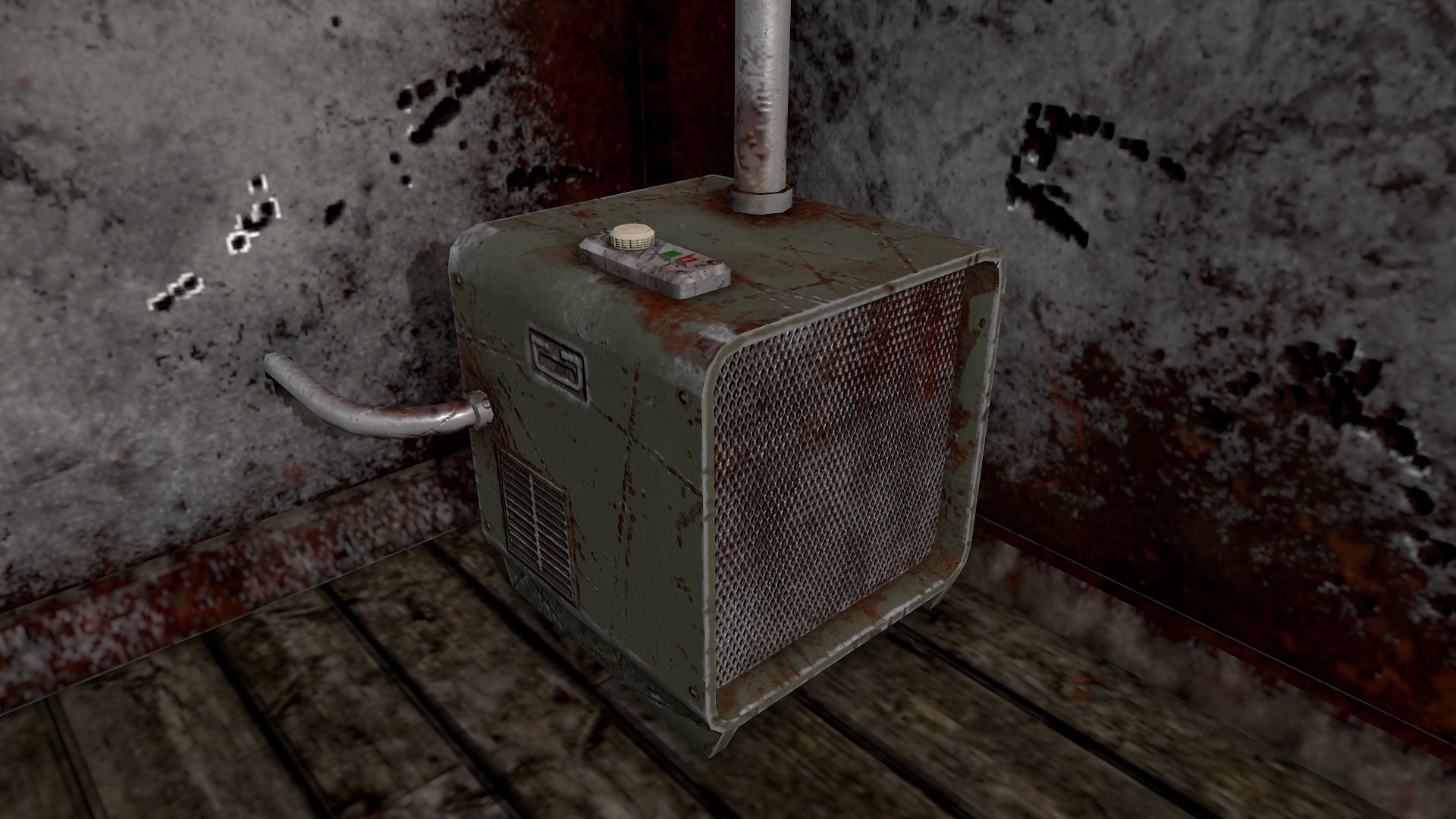 Military Kung Low-poly 3D model_14