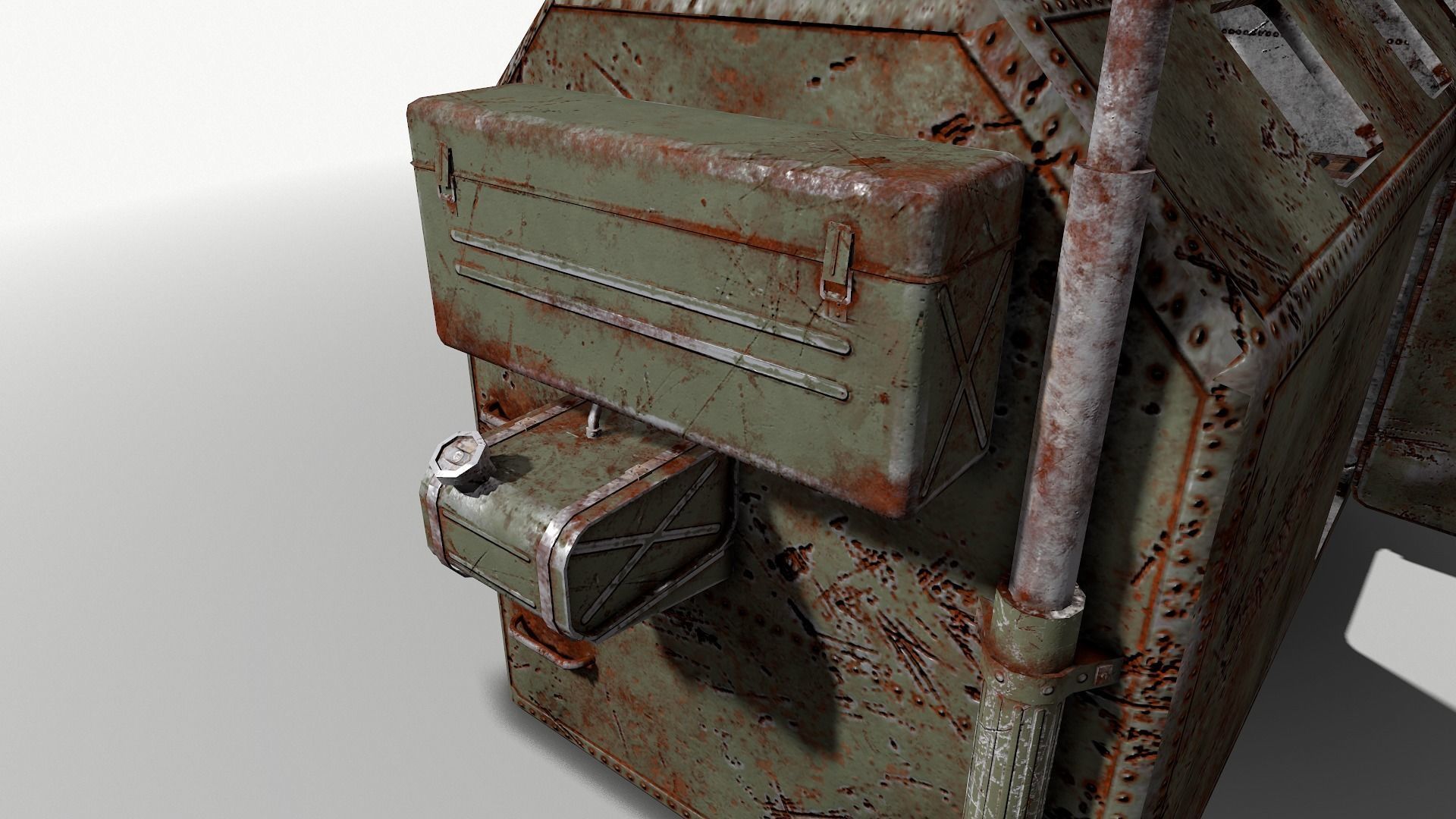 Military Kung Low-poly 3D model_15