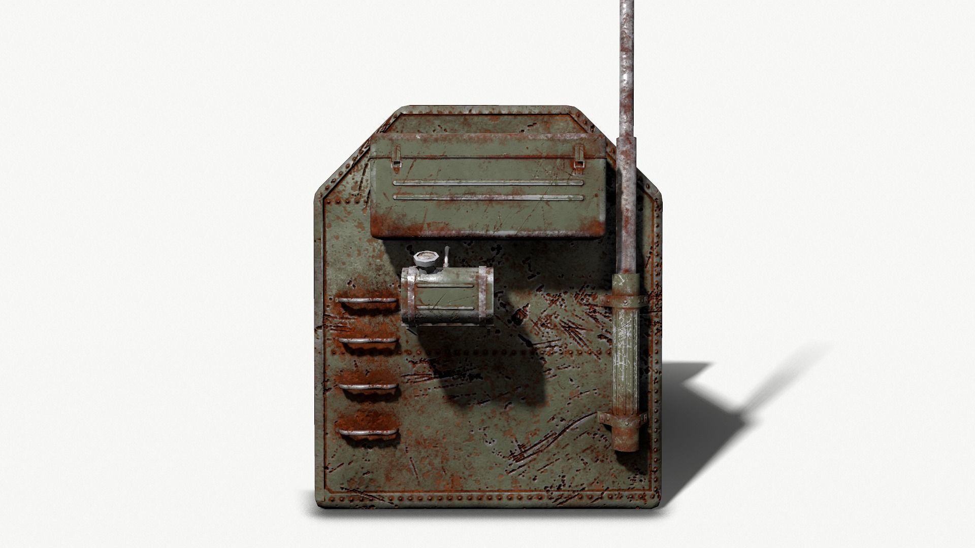 Military Kung Low-poly 3D model_11