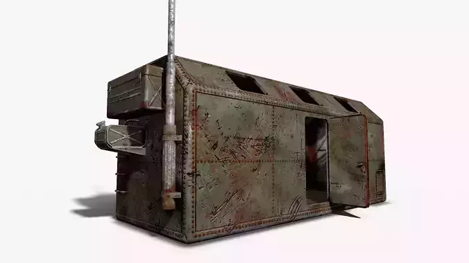 Military Kung Low-poly 3D model