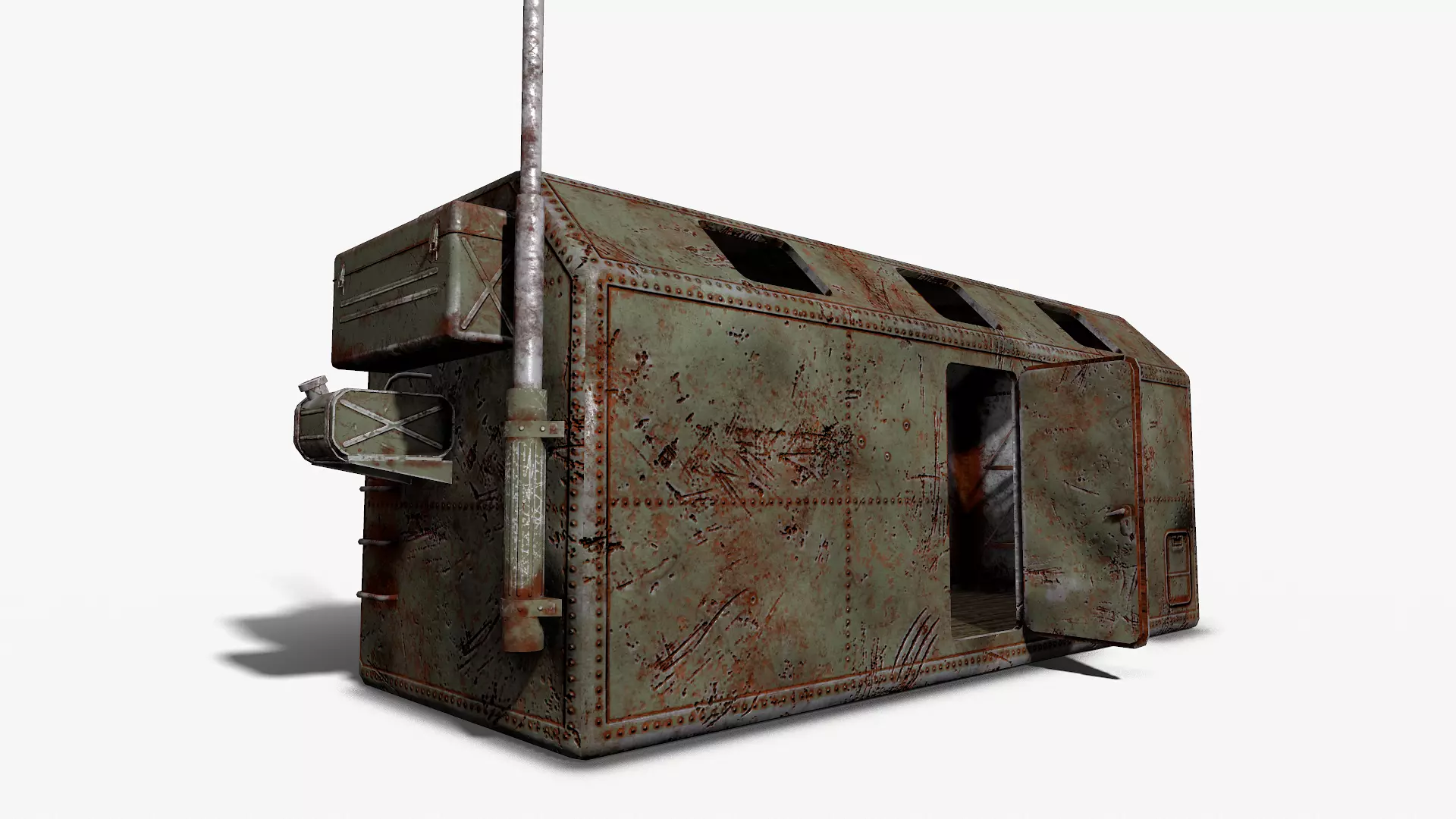 Military Kung Low-poly 3D model_0