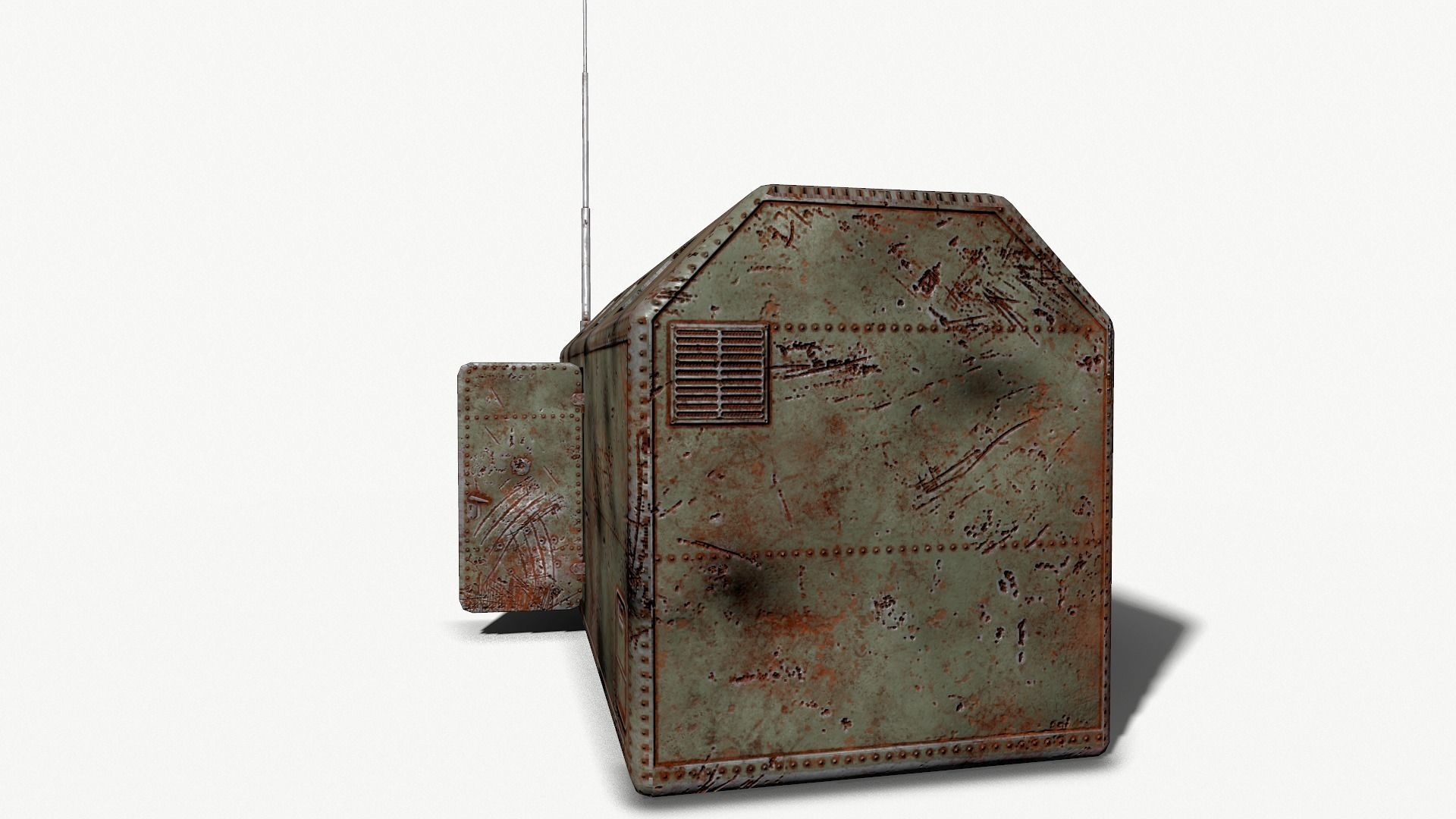 Military Kung Low-poly 3D model_7