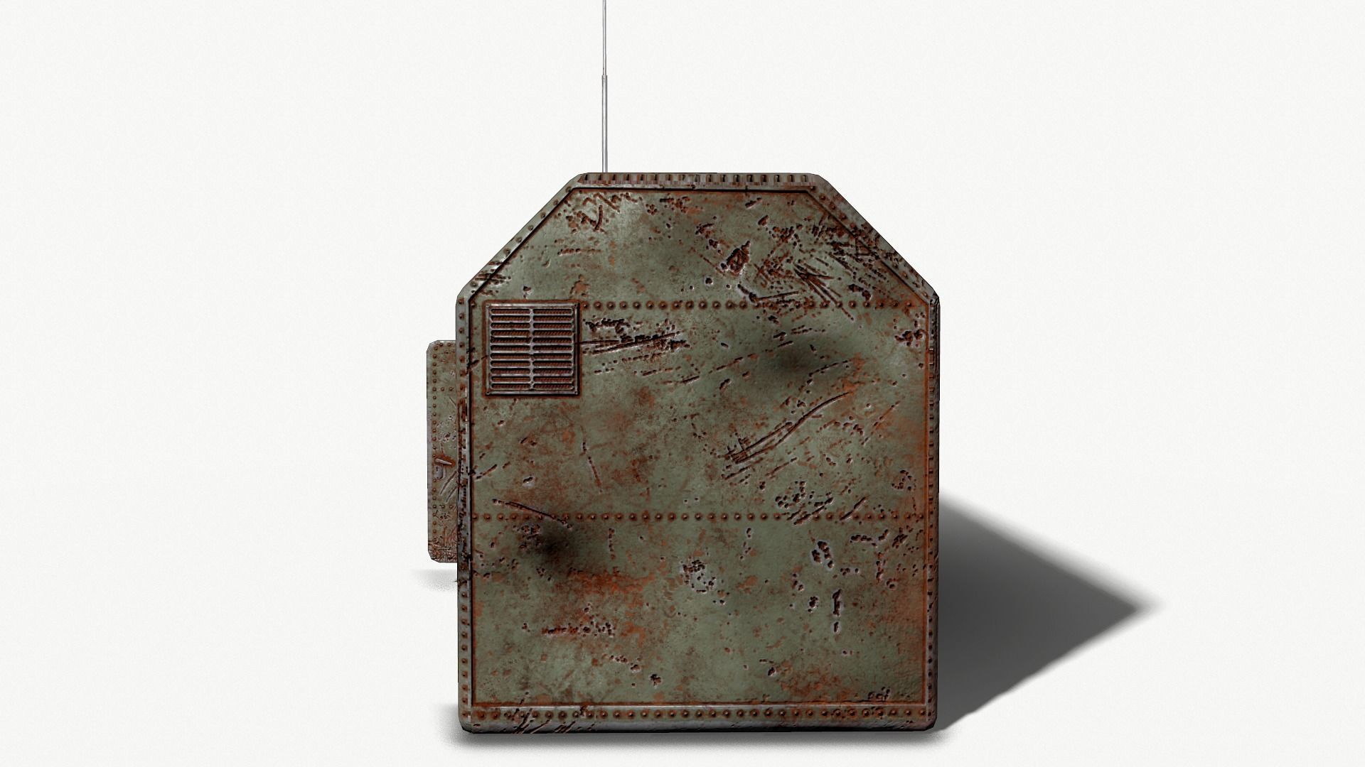 Military Kung Low-poly 3D model_6