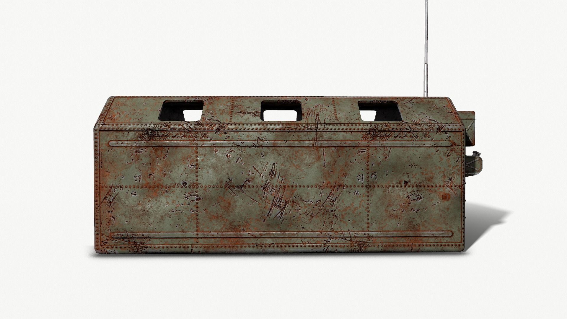 Military Kung Low-poly 3D model_9