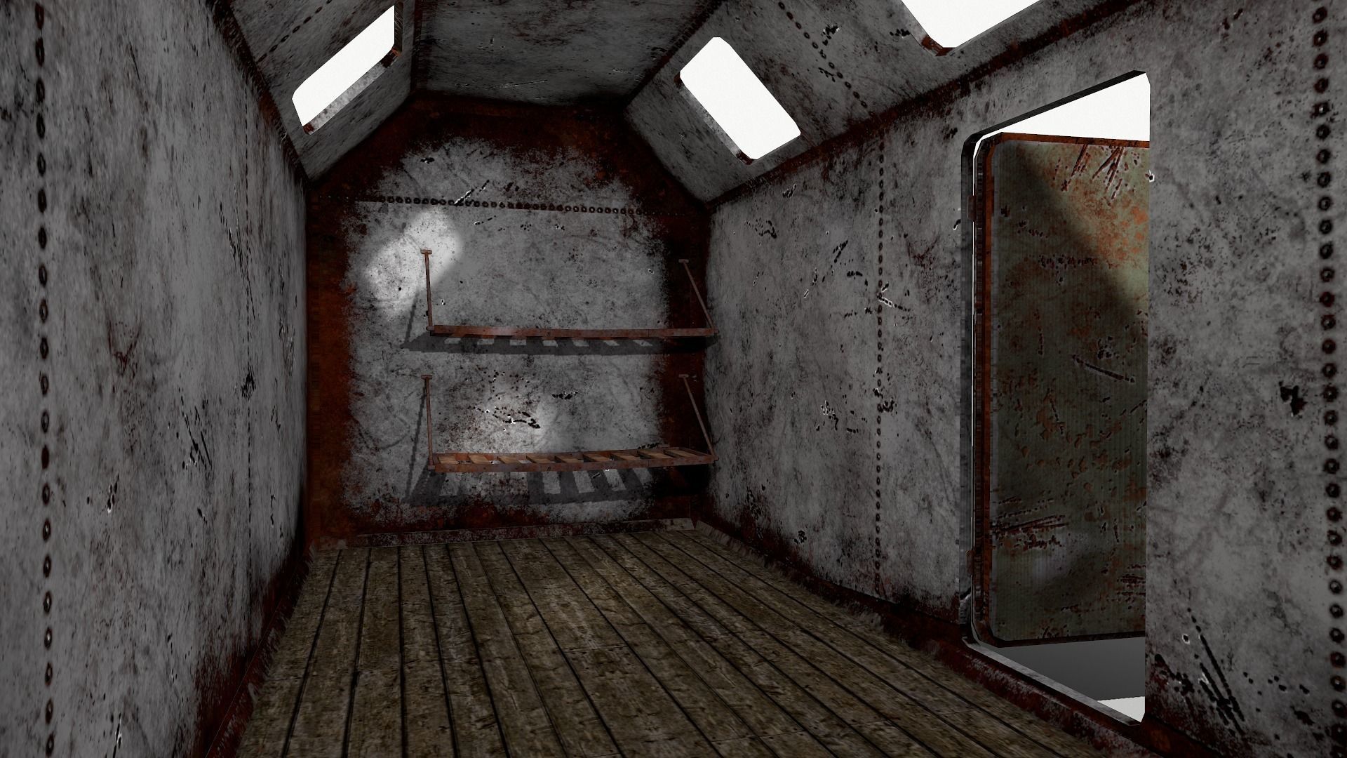 Military Kung Low-poly 3D model_12