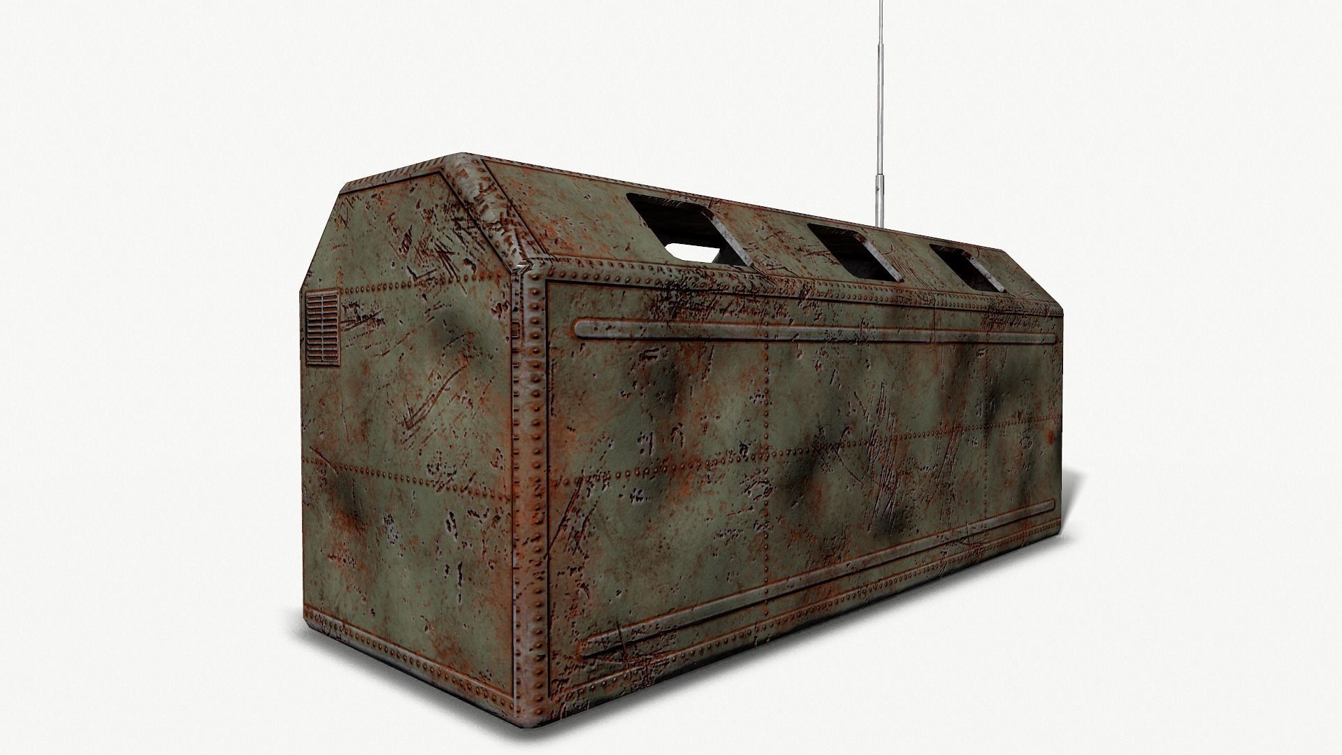 Military Kung Low-poly 3D model_8