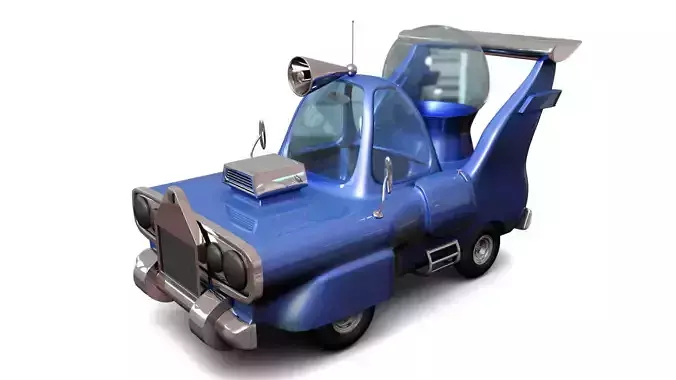 cartoon car 3D model