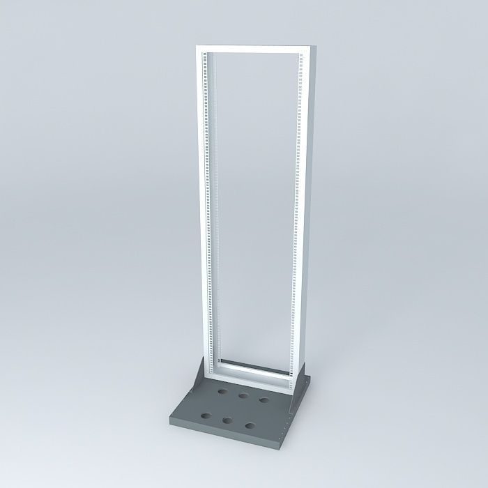 19 Free Standing Data Center Rack 3D model CGTrader