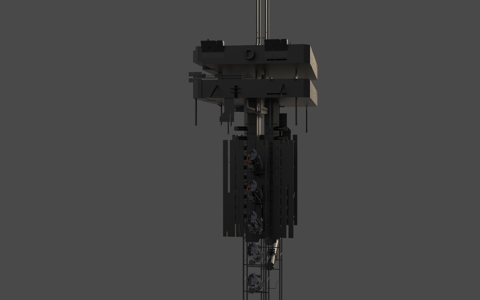 probe scifi robotic 3D model_3