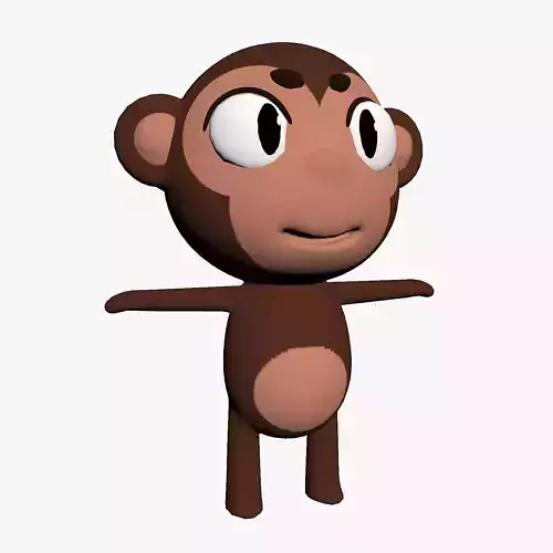 Cartoon Monkey Character