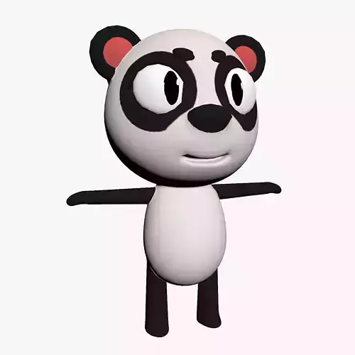 Cartoon Panda Character