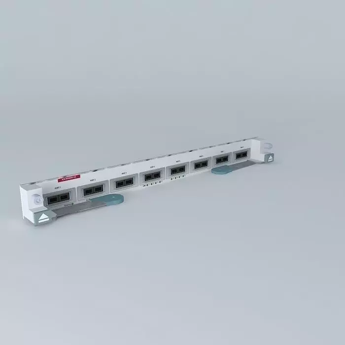 N7K Nexus 8 port 10 GE line card 3D model