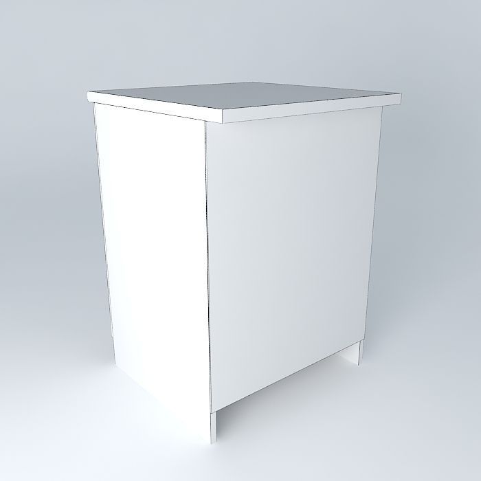 Cabinets cabinet with gold legs Free 3D model_4