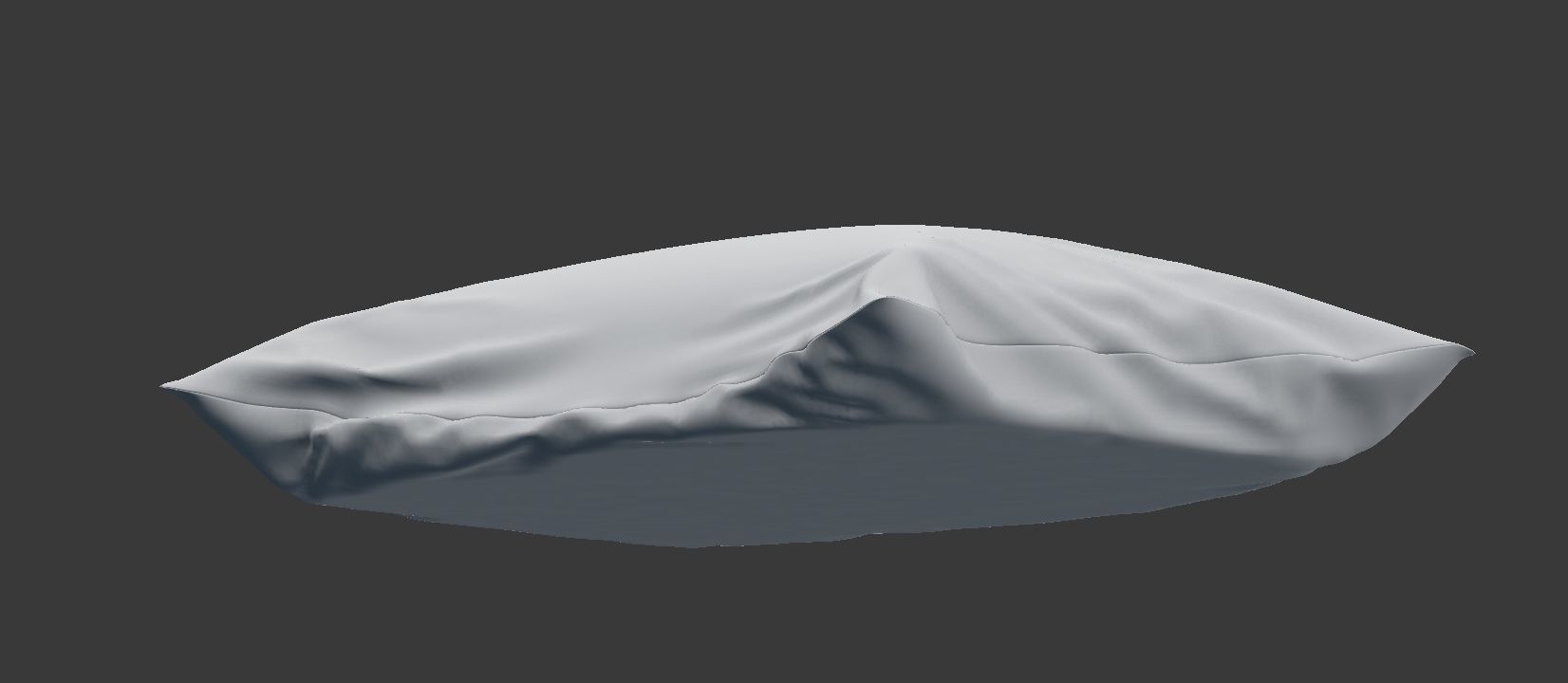 Solid Pillow 11 Low-poly 3D model_6