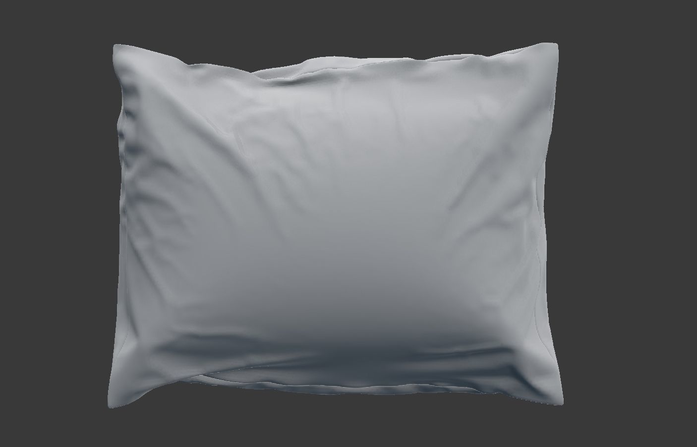Solid Pillow 11 Low-poly 3D model_4