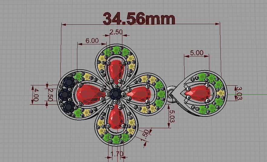 Pendant 103 3D print model_7