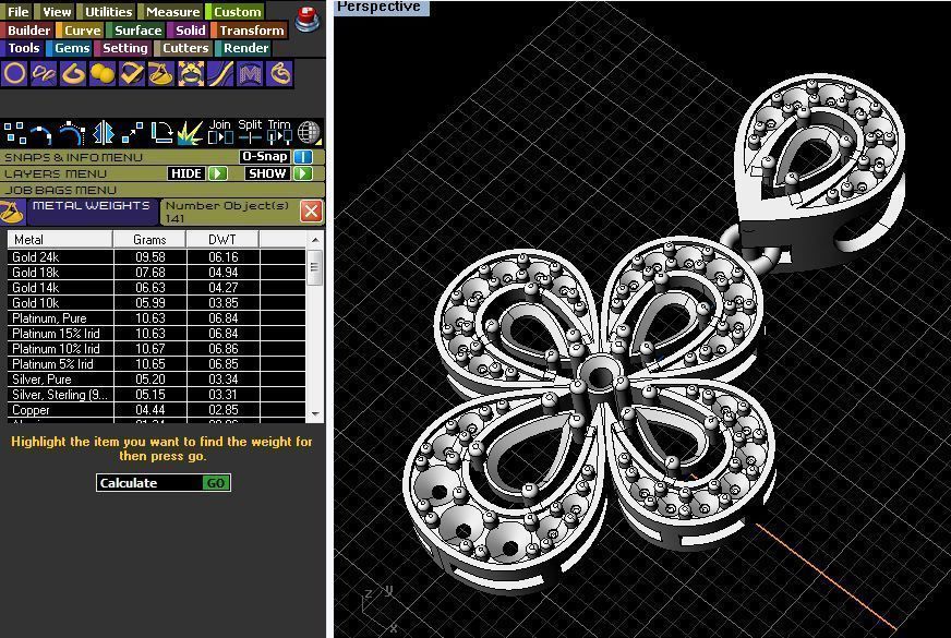 Pendant 103 3D print model_8