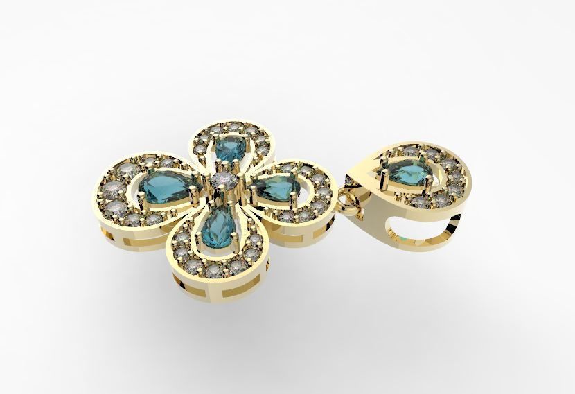 Pendant 103 3D print model_2