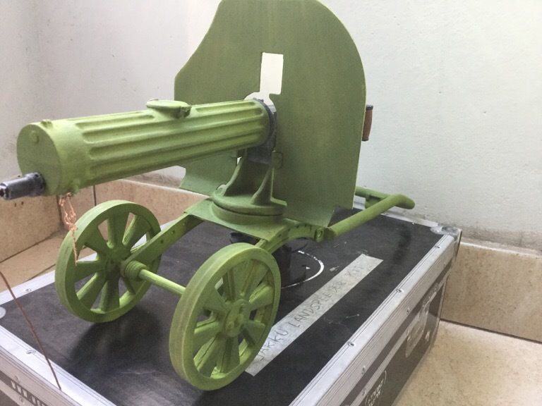 Maxim M1910 machine gun scale model 3D print model_7