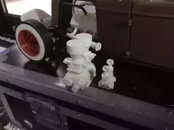 Big blower for scale models