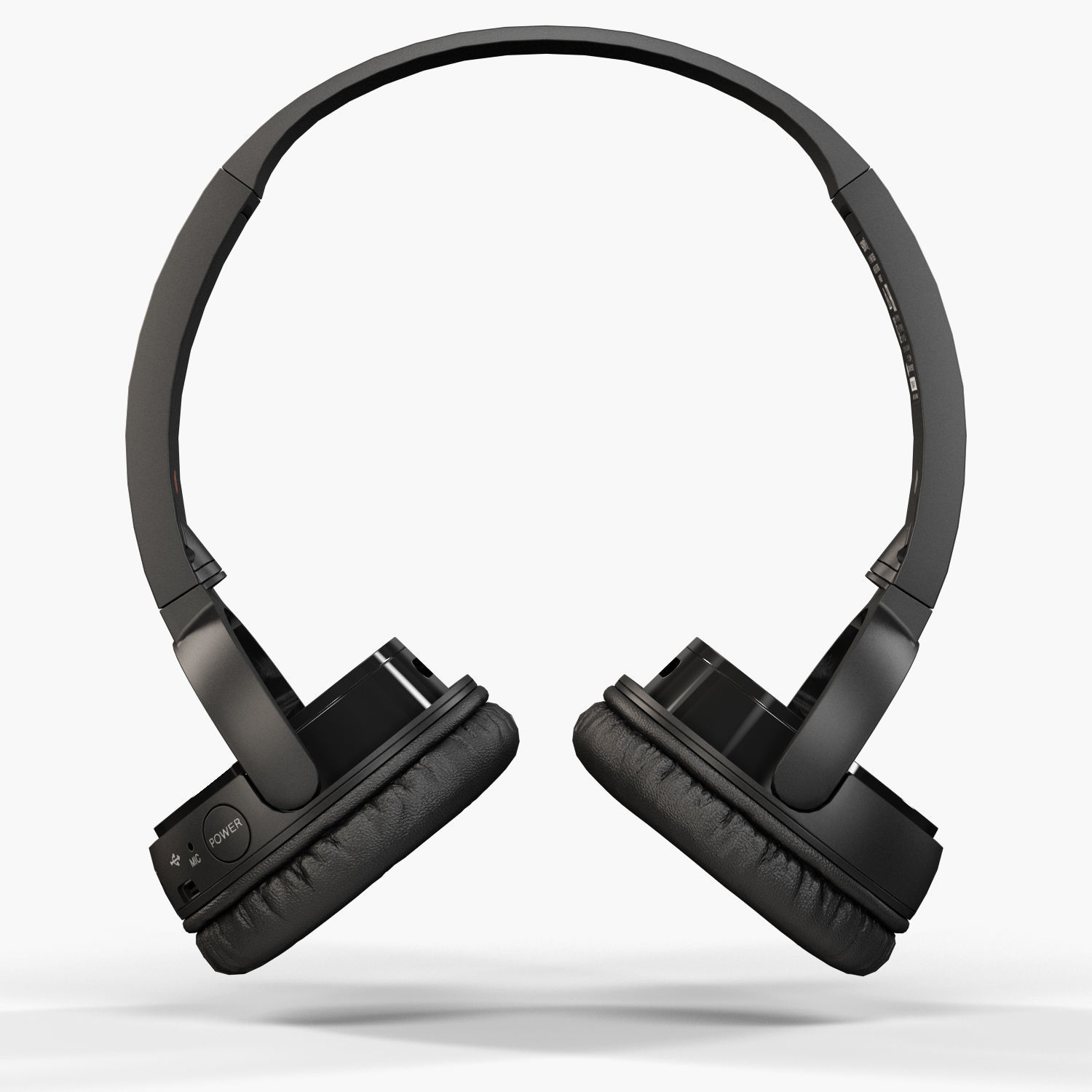 Sony MDR-ZX330BT headphones Low-poly 3D model_6