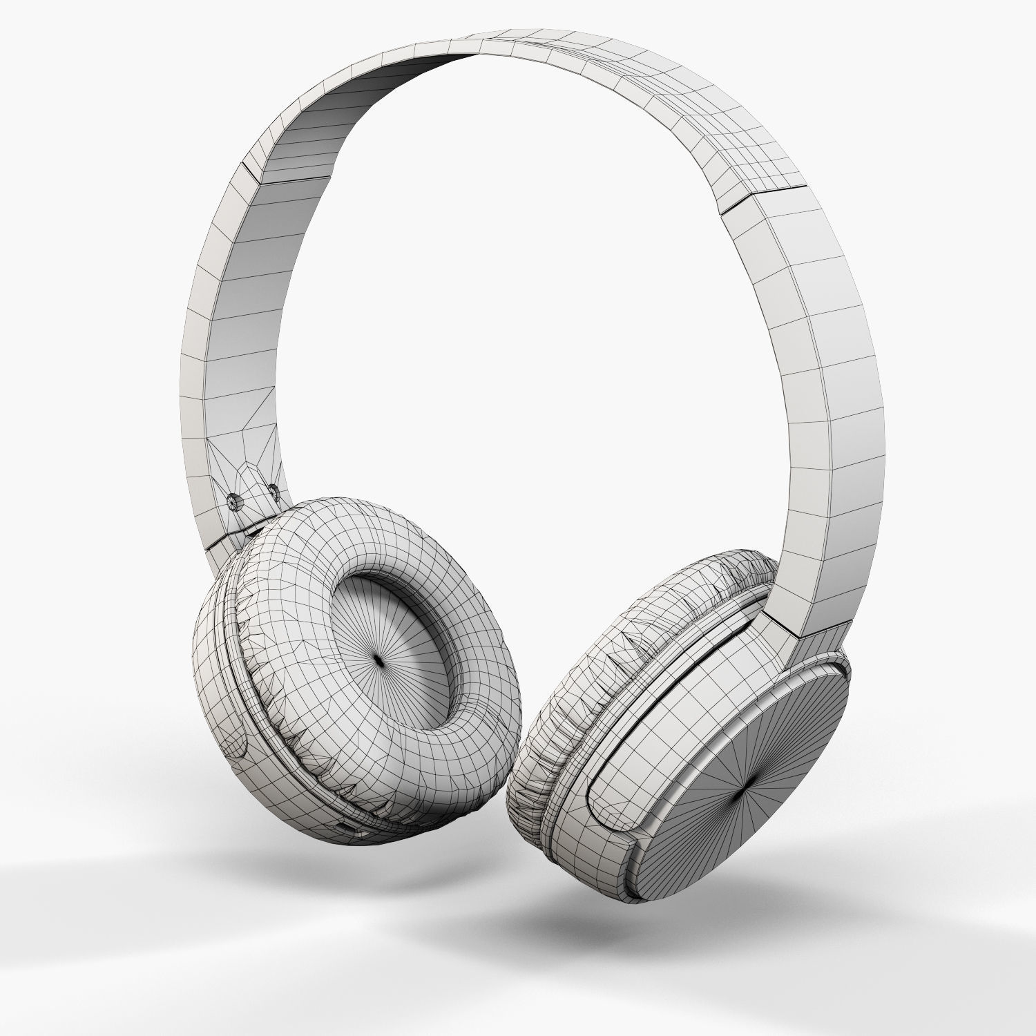 Sony MDR-ZX330BT headphones Low-poly 3D model_23