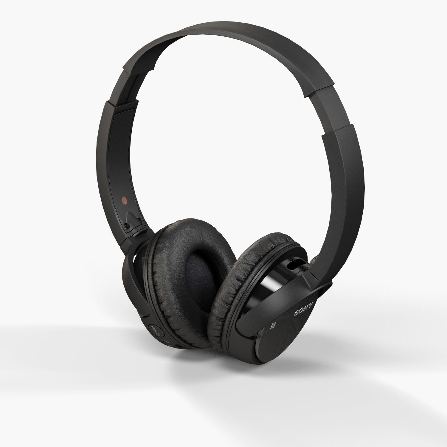 Sony MDR-ZX330BT headphones Low-poly 3D model_13