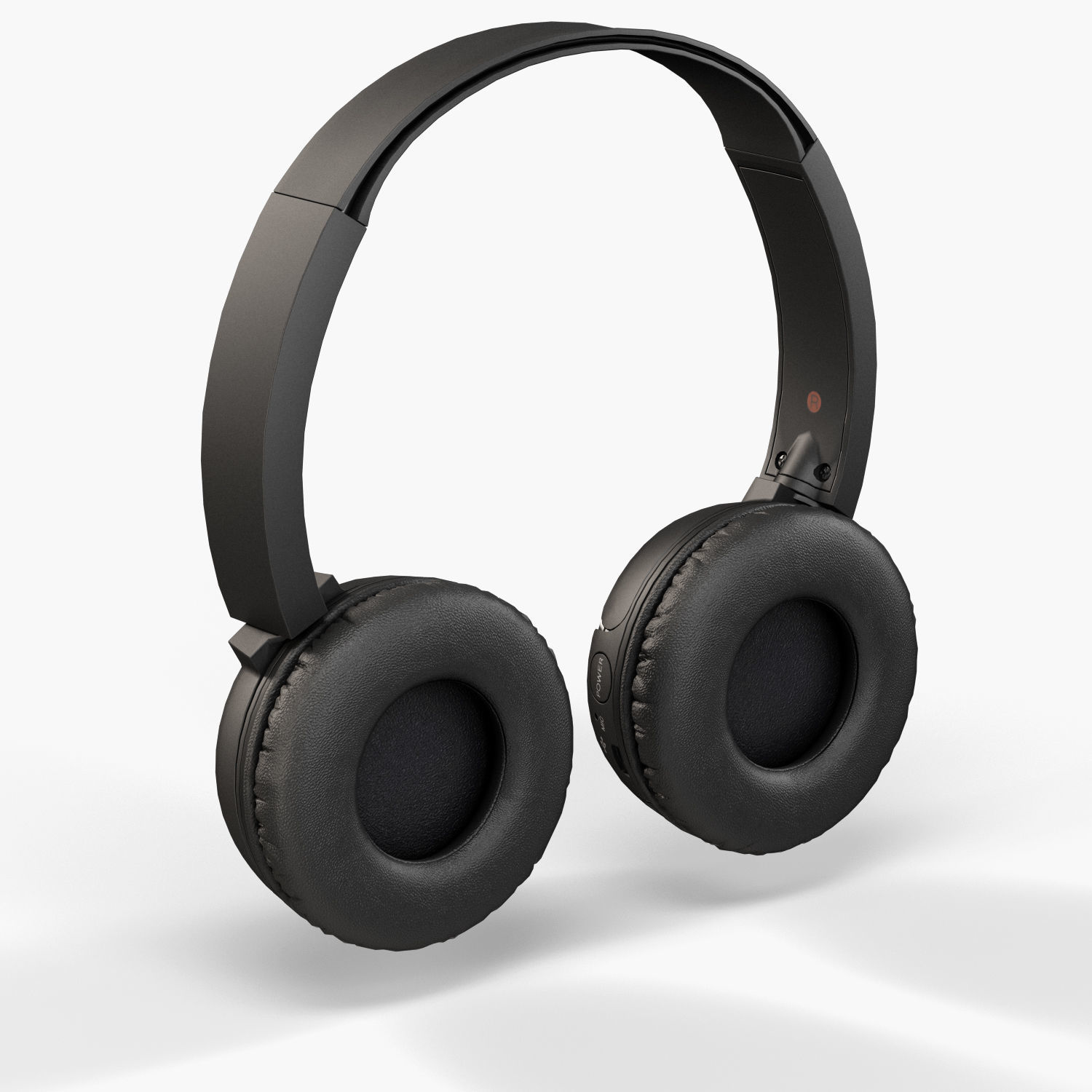 Sony MDR-ZX330BT headphones Low-poly 3D model_8