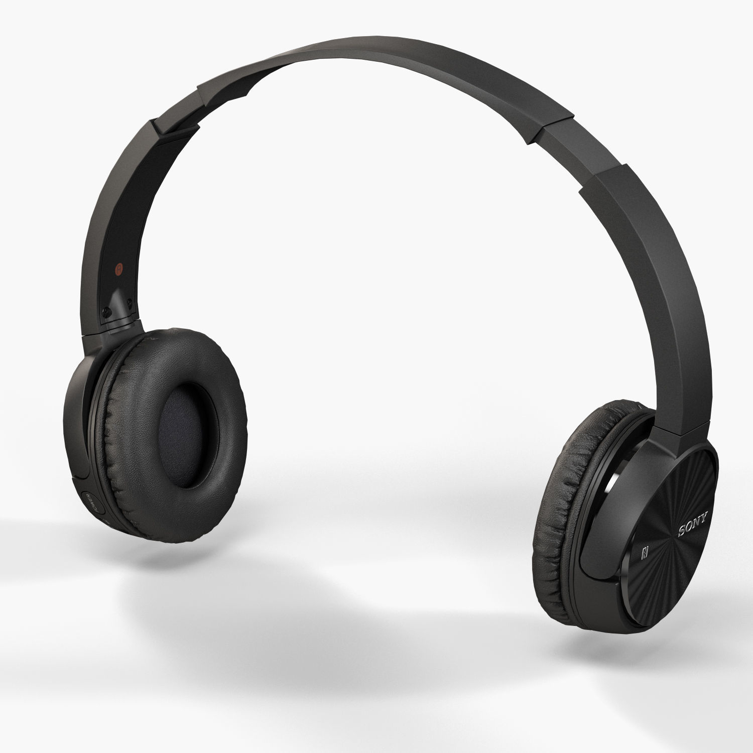 Sony MDR-ZX330BT headphones Low-poly 3D model_14