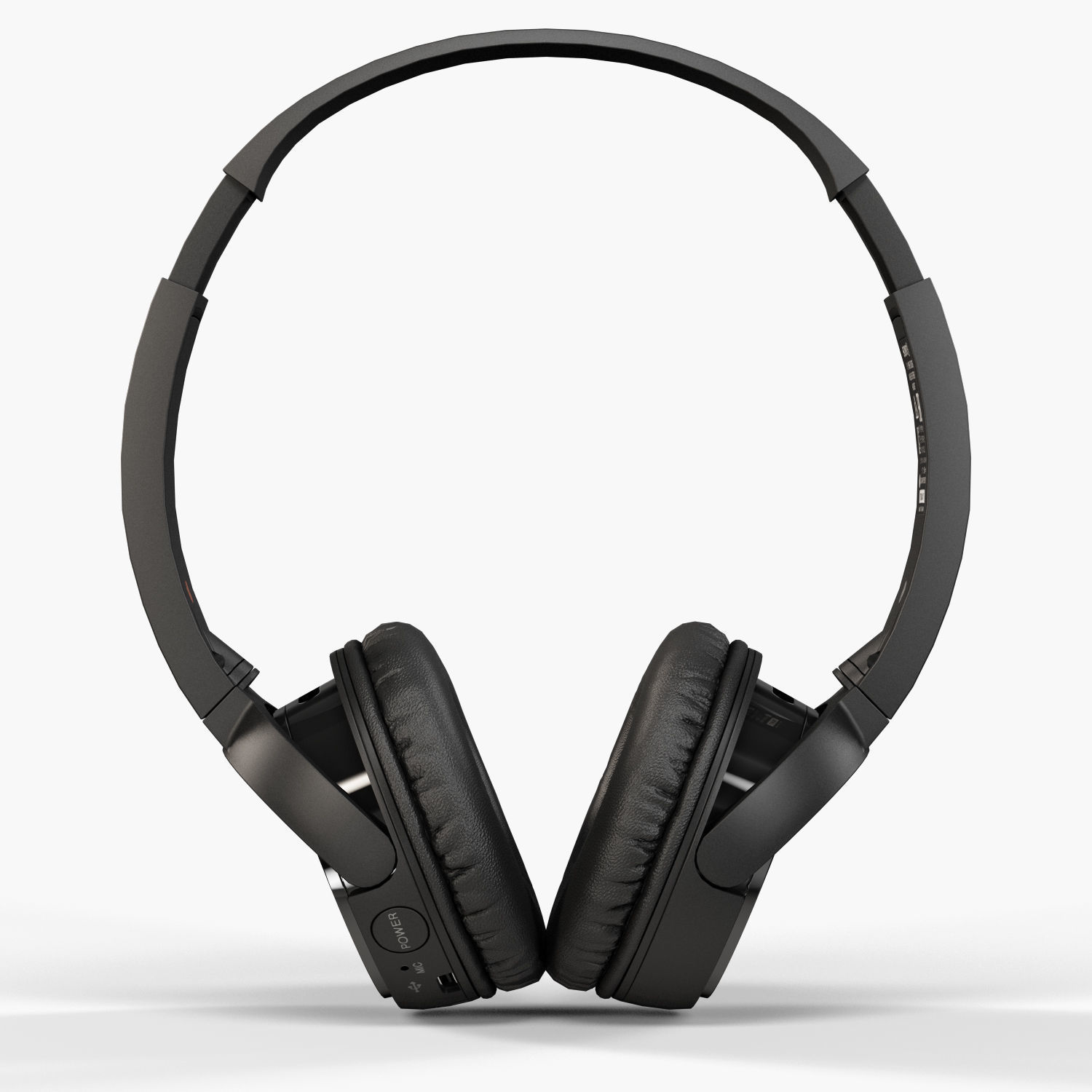 Sony MDR-ZX330BT headphones Low-poly 3D model_12