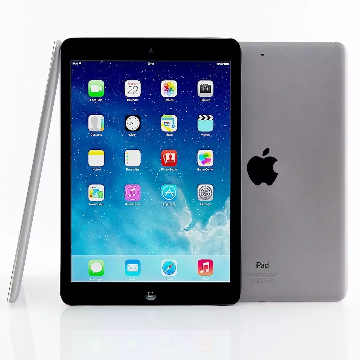Apple iPad Air and Mini 2 Silver Space gray 3D model_0