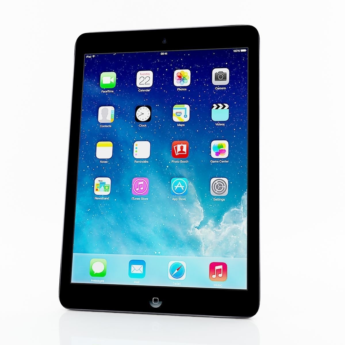 Apple iPad Air and Mini 2 Silver Space gray 3D model_3